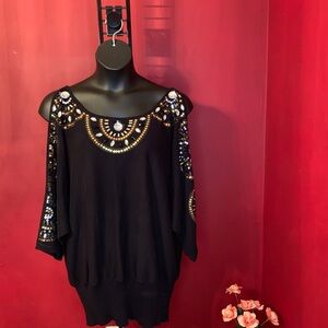 ASHLEY STEWART EMBELLISH SWEATER SIZE24/26